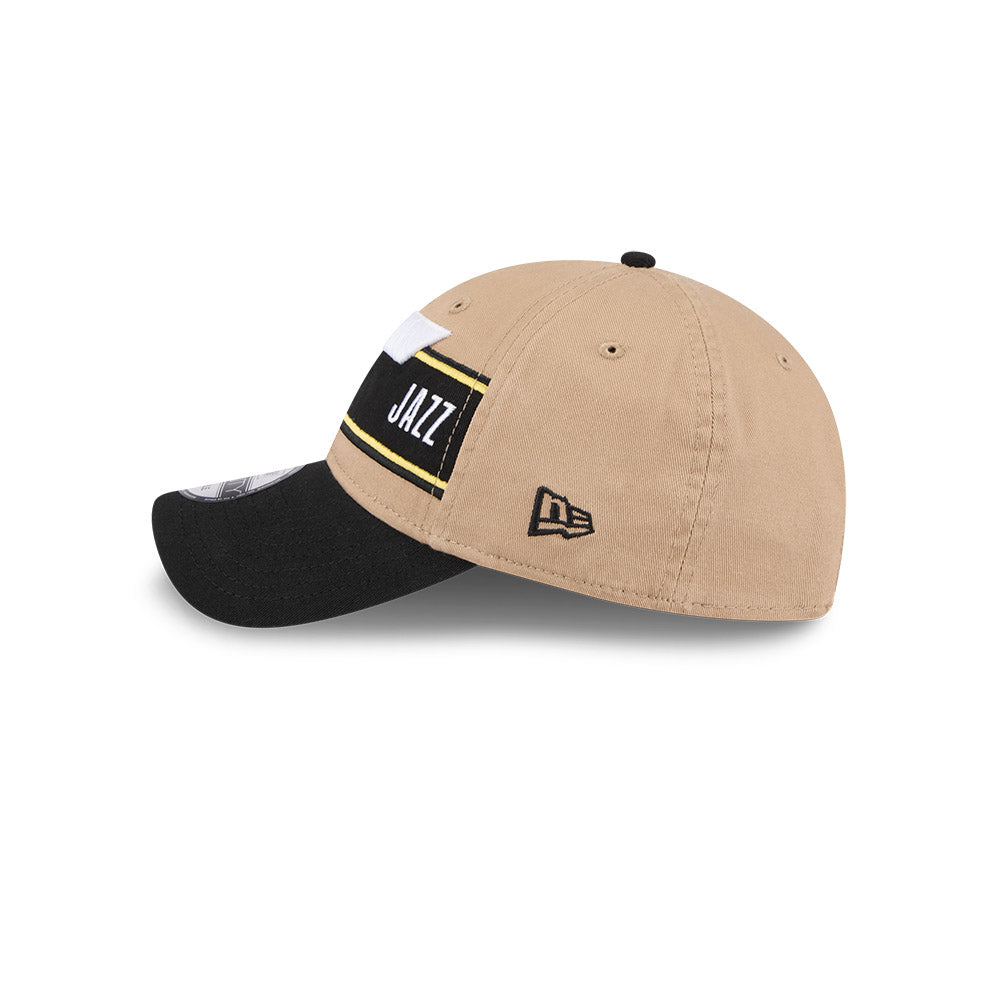 Utah Jazz Hat - Camel NBA 2024 Draft 9Twenty Strapback Cap - New Era
